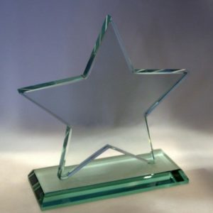 C-RX66630_Jade Glass Star and Base C-RX66630_Jade Glass Star and Base