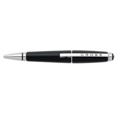 CROSS Edge Jet Black Rollerball Pen in premium presentation box