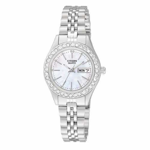 Citizen Quartz Ladies 'Swarovski' Watch in Stainless Steel Gift Innovations
